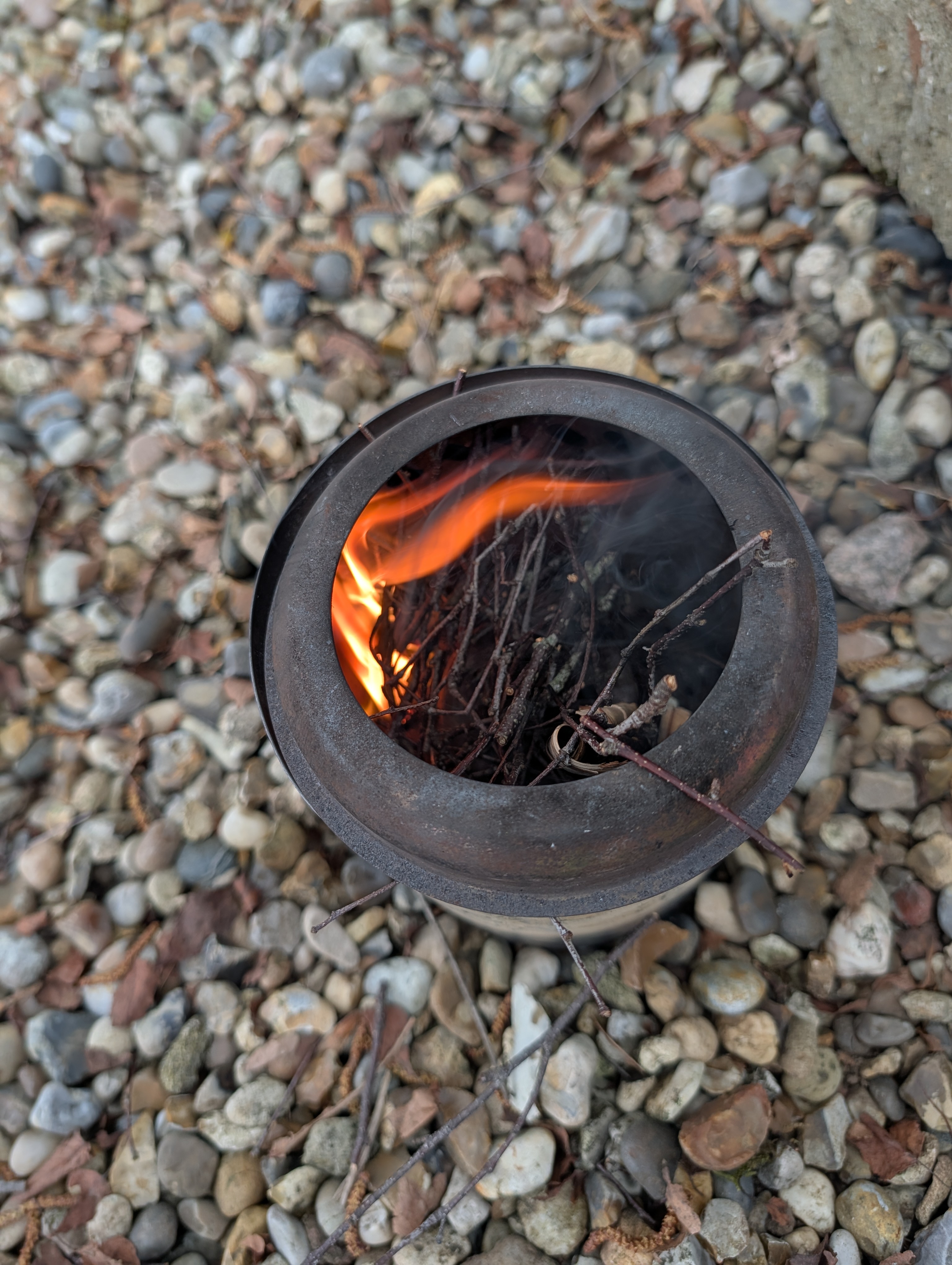Outdoor fire skills session